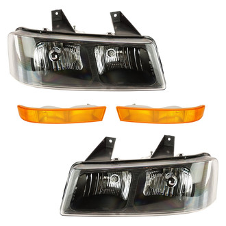 TRQ® - Driver and Passenger Side Replacement Headlights