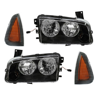 TRQ® - Driver and Passenger Side Replacement Headlights