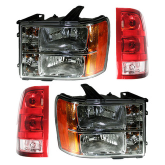 TRQ® - Driver and Passenger Side Replacement Headlight