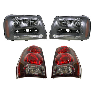 TRQ® - Driver and Passenger Side Replacement Headlight