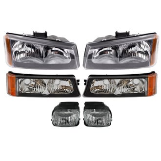 TRQ® - Driver and Passenger Side Replacement Headlights
