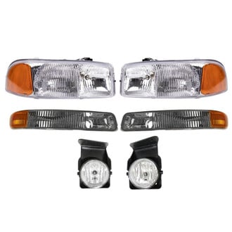 TRQ® - Driver and Passenger Side Replacement Headlights