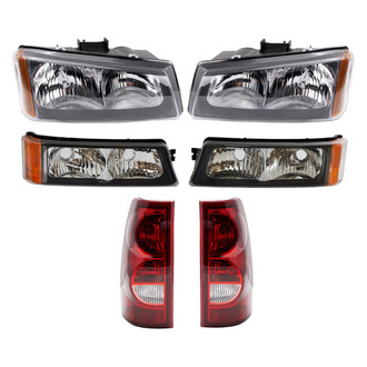 TRQ® - Driver and Passenger Side Replacement Headlights