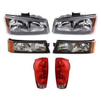 TRQ® - Driver and Passenger Side Replacement Headlights