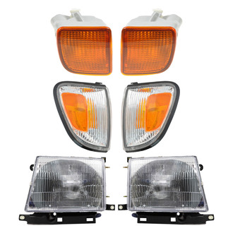 TRQ® - Driver and Passenger Side Replacement Headlights