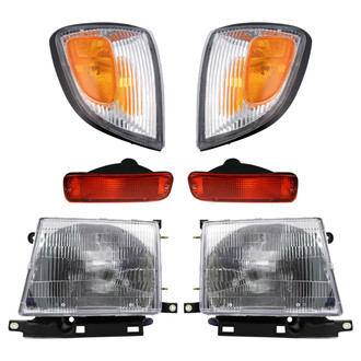 TRQ® - Driver and Passenger Side Replacement Headlights