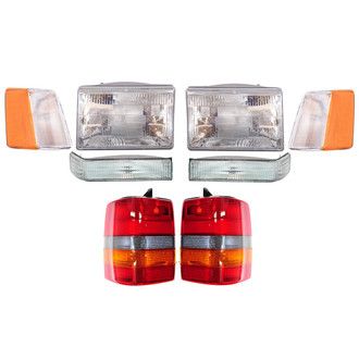TRQ® - Driver and Passenger Side Replacement Headlights