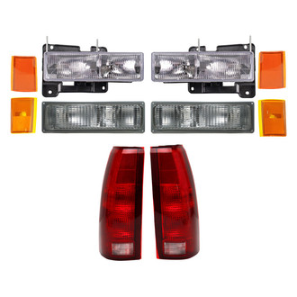 TRQ® LKA56009 - Driver and Passenger Side Replacement Headlights