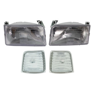 TRQ® - Driver and Passenger Side Replacement Headlights