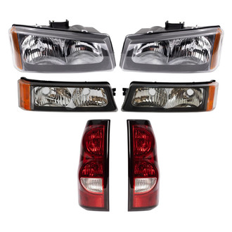 TRQ® - Driver and Passenger Side Replacement Headlights
