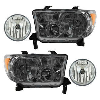 TRQ® - Driver and Passenger Side Replacement Headlights