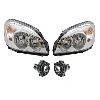 TRQ® - Driver and Passenger Side Replacement Headlights