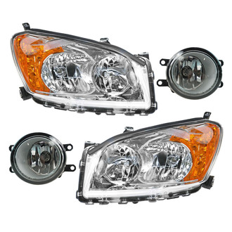 TRQ® LKA75753 - Driver and Passenger Side Replacement Headlights