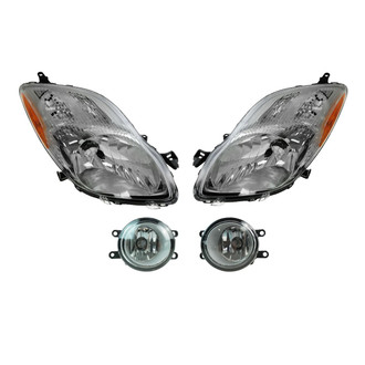 TRQ® - Driver and Passenger Side Replacement Headlights