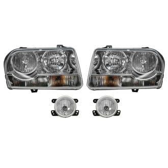 TRQ® LKA75759 - Driver and Passenger Side Replacement Headlights