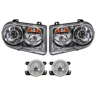 TRQ® - Driver and Passenger Side Replacement Headlights