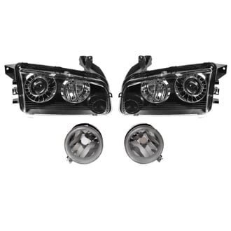 TRQ® - Driver and Passenger Side Replacement Headlights