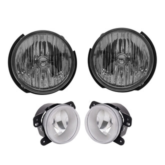 TRQ® - Driver and Passenger Side Replacement Headlights