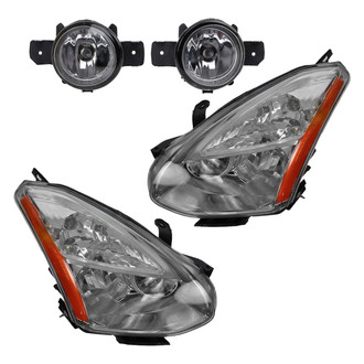 TRQ® - Driver and Passenger Side Replacement Headlights