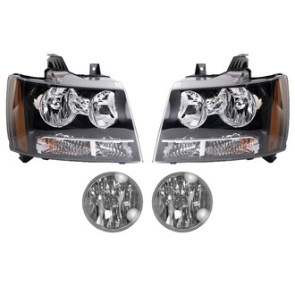 TRQ® - Driver and Passenger Side Replacement Headlights