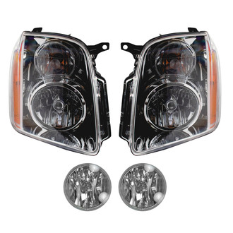 TRQ® - Driver and Passenger Side Replacement Headlights