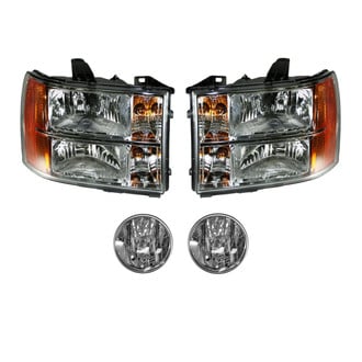 TRQ® - Driver and Passenger Side Replacement Headlights