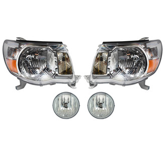 TRQ® - Driver and Passenger Side Replacement Headlights