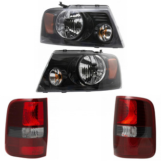 TRQ® - Driver and Passenger Side Replacement Headlight