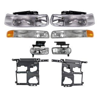 TRQ® - Driver and Passenger Side Replacement Headlights