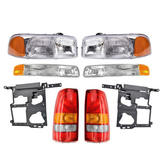 TRQ® - Driver and Passenger Side Replacement Headlights