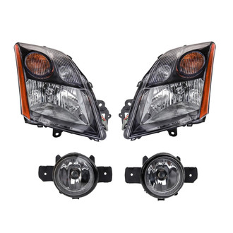 TRQ® - Driver and Passenger Side Replacement Headlights