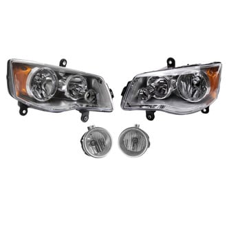 TRQ® - Driver and Passenger Side Replacement Headlights