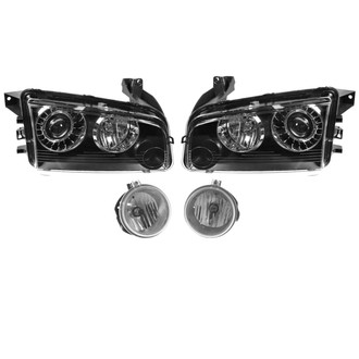 TRQ® LKA79840 - Driver and Passenger Side Replacement Headlights
