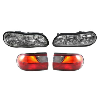 TRQ® - Driver and Passenger Side Replacement Headlights
