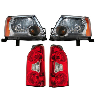 TRQ® - Driver and Passenger Side Replacement Headlights