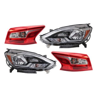 TRQ® LKA82883 - Driver and Passenger Side Replacement Headlights (Standard Line)