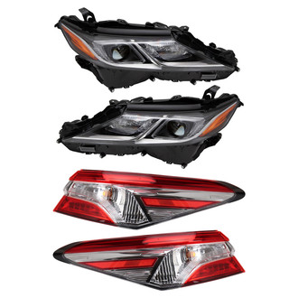 TRQ® - Driver and Passenger Side Replacement Headlights