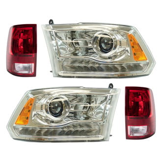 TRQ® - Driver and Passenger Side Replacement Headlights