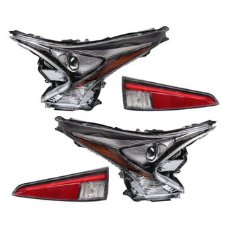 TRQ® - Driver and Passenger Side Replacement Headlights (Standard Line)