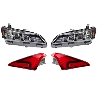 TRQ® - Driver and Passenger Side Replacement Headlights