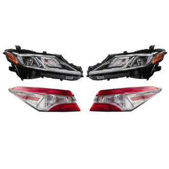 TRQ® - Driver and Passenger Side Replacement Headlights