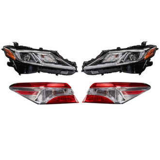 TRQ® - Driver and Passenger Side Replacement Headlights