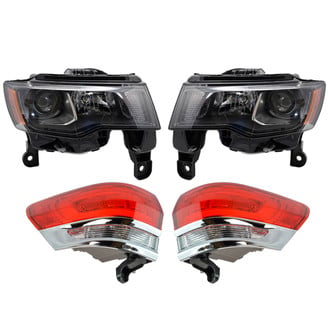 TRQ® - Driver and Passenger Side Replacement Headlights