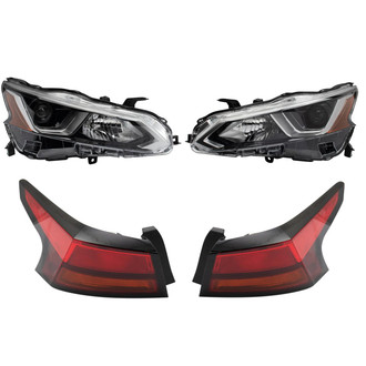 TRQ® - Driver and Passenger Side Replacement Headlights
