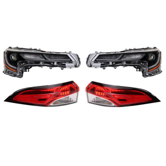 TRQ® - Driver and Passenger Side Replacement Headlights