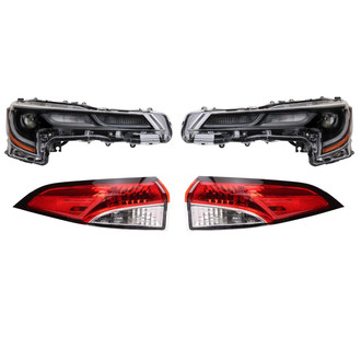 TRQ® - Driver and Passenger Side Replacement Headlights