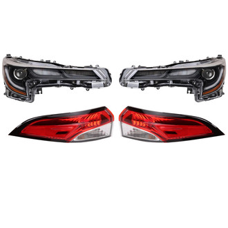 TRQ® - Driver and Passenger Side Replacement Headlights