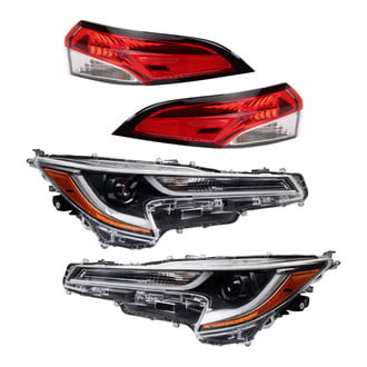 TRQ® - Driver and Passenger Side Replacement Headlights