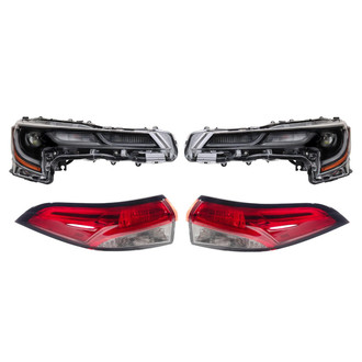TRQ® - Driver and Passenger Side Replacement Headlights