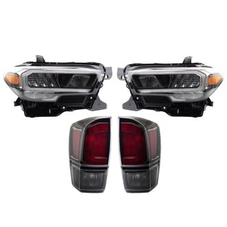 TRQ® - Driver and Passenger Side Replacement Headlights